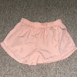 Women’s Pink/salmon size Large running shorts